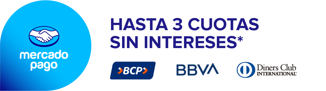 3 Cuotas sin intereses