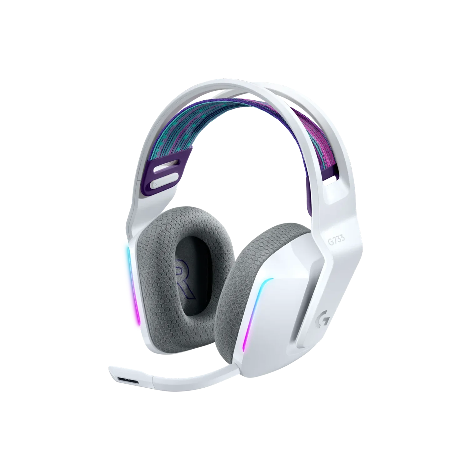 Audífonos Gamer G733 Lightspeed Blanco